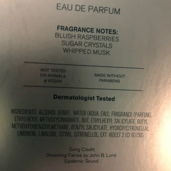 Bath & Body Works Sweetest Song Eau de Parfum 3.4 Oz With Music Box - Picture 6 of 7